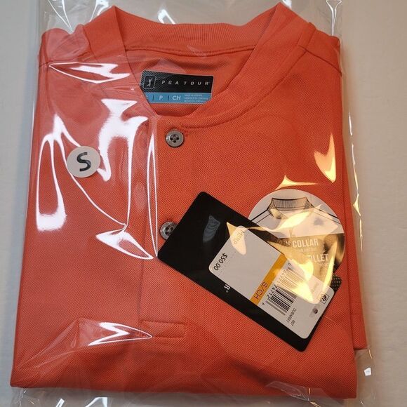 PGA TOUR Men's Edge Collar Polo Shirt - Picture 3 of 3